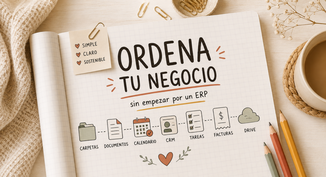 Cómo organizar tu negocio sin un ERP